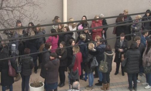 U Brusu održan miting podrške predsedniku opštine Brus