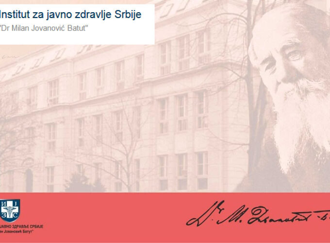 Nove instrukcije Instituta za javno zdravlje „Milan Jovanović Batut“