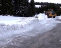 Radovi na čišćenju putnog pravca Kriva Reka – Kopaonik