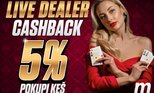 ŽELIŠ 100.000 DINARA BONUSA? Uz LIVE DEALER CASHBACK 5% možeš do čarobne sume, a evo i kako!