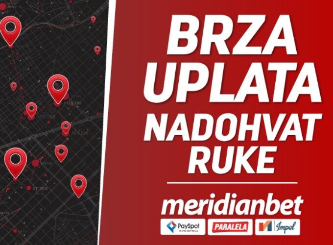 LOKACIJE KOJE MORAŠ DA ZABELEŽIŠ U SVOJOJ MAPI: Saznaj gde sve možeš da uplatiš depozit za kladjenje u Meridianu!