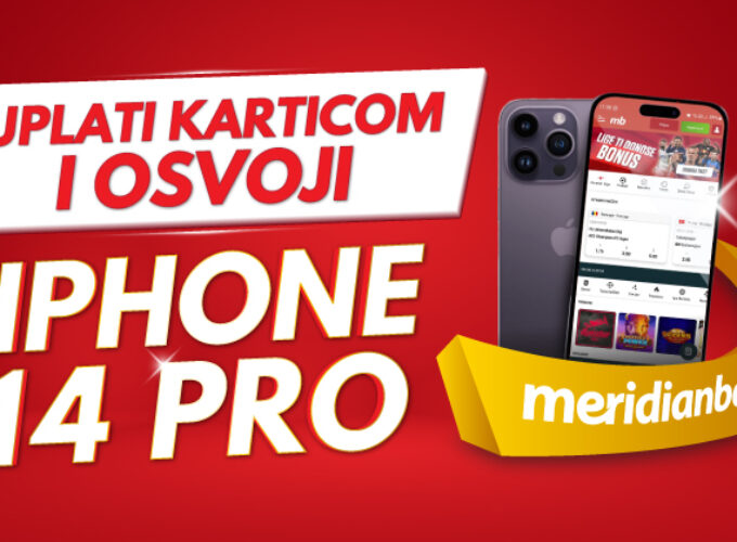 PROLEĆNA EUFORIJA U MERIDIANU – Uplati depozit platnom karticom i OSVOJI iPhone 14 PRO!