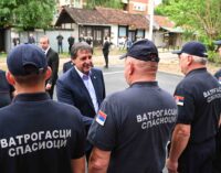 Ministar Bratislav Gašić otvorio novoizgrađeni objekat Vatrogasno-spasilačkog odeljenja u Aleksandrovcu