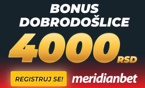 MERIDIANBET – KUĆA NAJVEĆIH BONUSA: Preuzmi 4.000 RSD potpuno besplatno i iskoristi šansu da postaneš novi MILIONER!
