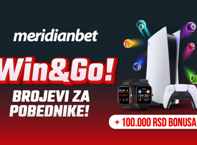 NOVA TAKMIČARSKA GROZNICA U MERIDIANU: Priključi se takmičenju Win&Go i osvoji Sony PS 5, Smartwatch i brojne bonuse!