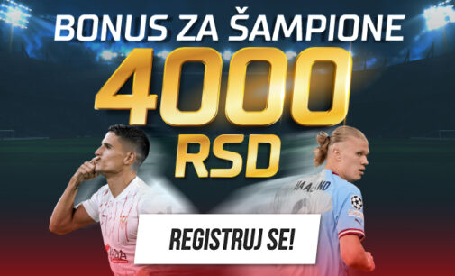 VREME JE ZA SUDAR ŠAMPIONA: Preuzmi 4.000 RSD i kladi se na Superkup Evrope!