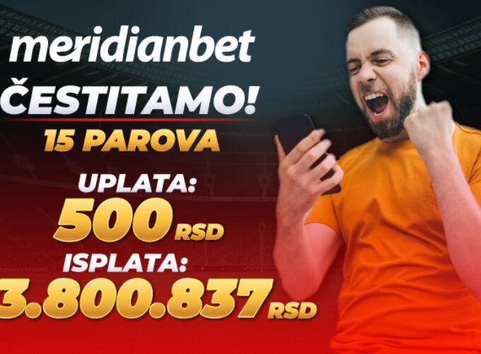 Odigrao 15 utakmica, uložio 500 dinara i osvojio više od 3.800.000 DINARA (FOTO)