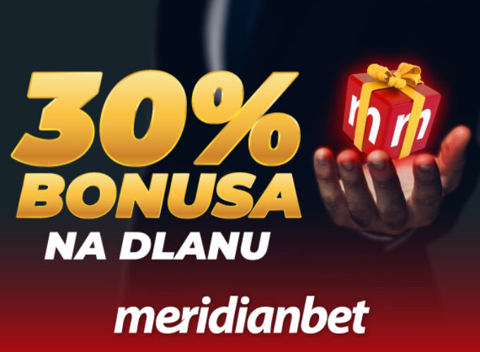 MERIDIAN PONOVO ČASTI: Uplati depozit na jednoj od lokacija širom Srbije i osvoji 30% sport bonusa!