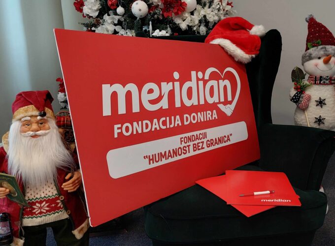 Za dobrotu i humanost granice ne postoje: Fondacija Meridian donirala pomoć za pet ugroženih porodica