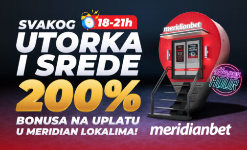 HAPPY HOUR U MERIDIAN LOKALIMA: Pronađi ONAJ PRAVI i osvoji 200% bonusa!