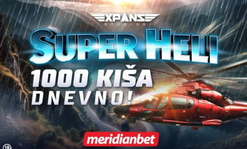 POLETI SUPER HELIKOPTEROM – ČEKA TE 1.000 FREEBETOVA SVAKOG DANA!