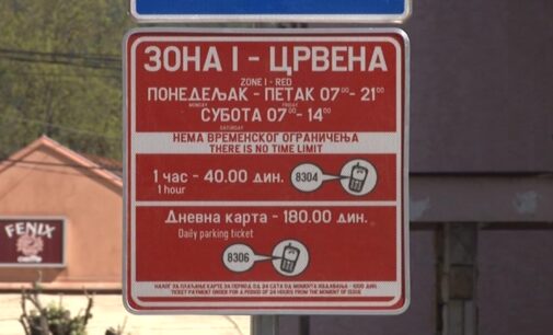 U Brusu počeo sa radom parking servis