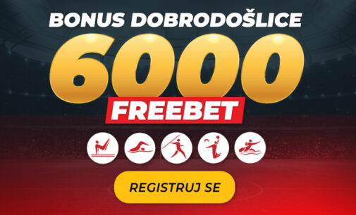Bonus za letnji spektakl: Registruj se i preuzmi 6.000 freebet-ova!