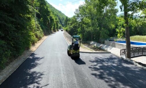 Asfaltirana saobraćajnica prema Bruskoj Banji
