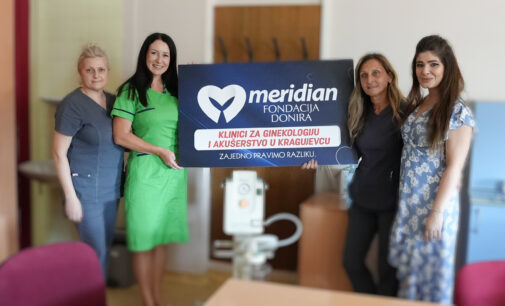 Meridian fondacija donirala vredan aparat Klinici za ginekologiju i akušerstvo u Kragujevcu