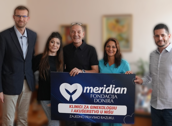 MERIDIAN FONDACIJA OBEZBEDILA JOŠ JEDNO PORODILIŠTE – Najveća humanitarna akcija zaokružena donacijom u Nišu