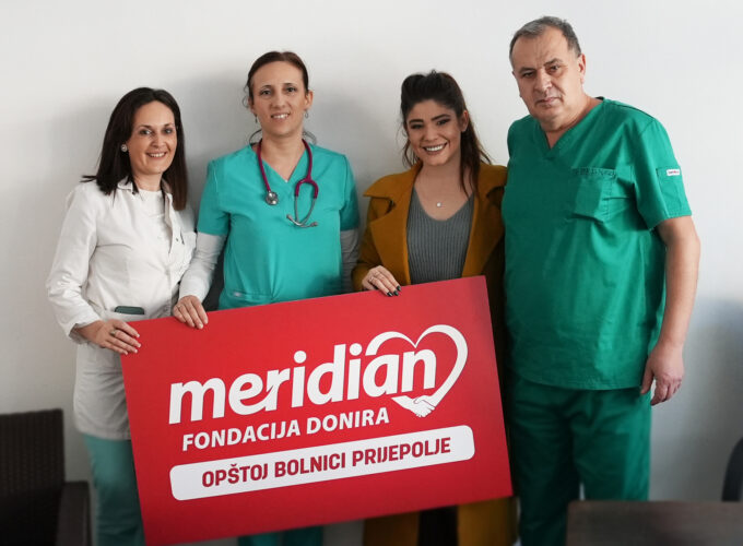 Nastavlja se akcija opremanja porodilišta u Srbiji: Meridian fondacija uručila donaciju Opštoj bolnici u Prijepolju
