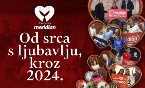 Od srca s ljubavlju: Meridian fondacija obeležila 2024. godinu svojom humanošću i solidarnošću