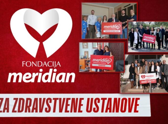 Meridian fondacija – Od srca sa ljubavlju za zdravstvene ustanove u Srbij