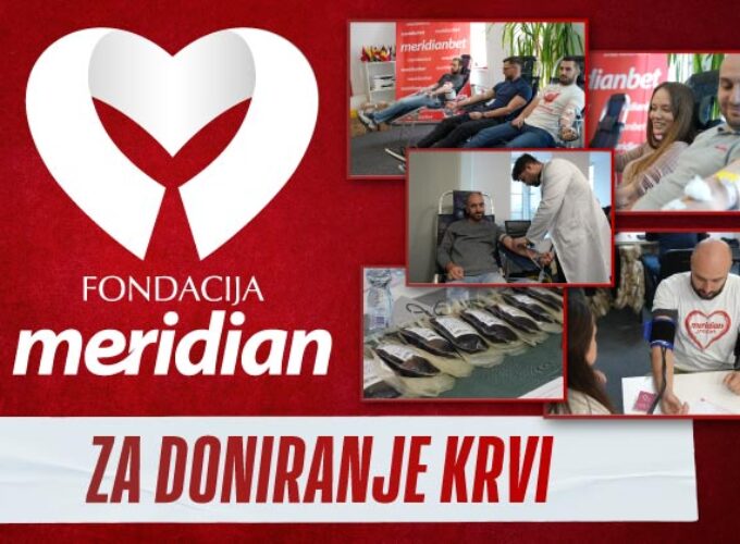 Meridian fondacija za doniranje krvi: Kap koja život znači!