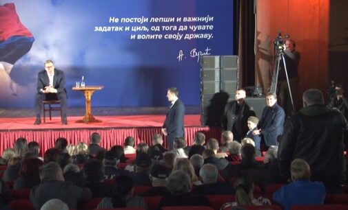 Drugi dan poste Rasinskom okrugu predsednik Vučić u Brusu