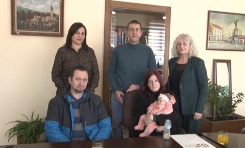 Lenka Rakićević prvorođena beba u Brusu u novoj godini