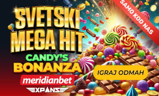 SLATKA REVOLUCIJA SAMO U MERIDIANU: ISPROBAJ SVETSKI MEGA HIT – CANDY’S BONANZA!