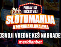 SLOTOMANIJA TRESE MERIDIAN LOKALE: Priključi se i preuzmi vredne KEŠ NAGRADE!