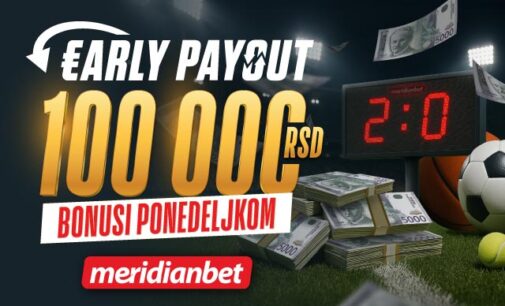 Spektakl bonusa u Meridianu – iskoristi Early payout i pobedi u novoj trci za nagrade!