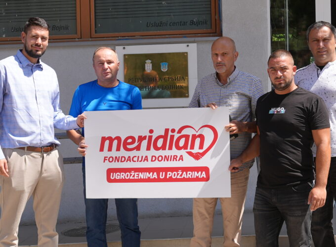 Podrška u pravom trenutku: Meridian fondacija uz građane opštine Bojnik nakon razornog požara